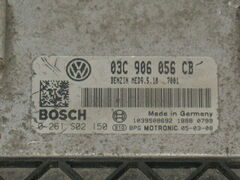 ECU VOLKSWAGEN GOLF 1.6 FSI 0261S02150 03C906056CB MED9.5.10