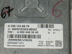 ECU MERCEDES A2661538879 HW A 0024463040 5WK90957 SIM266