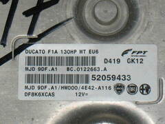 ECU FIAT DUCATO 130HP 52059433 MJD 9DF.A1 HW000 4E42-A116