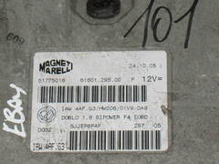 ECU FIAT DOBLO 1.6 BIPOWER IAW 4AF.G3 HW206 01V9-DA9 51775016
