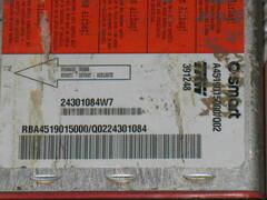 ECU AIRBAG SMART A4519015000 Q02 24301084W7391248