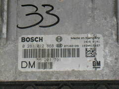 ECU OPEL SAAB 1.9 0281012868 0 281 012 868 EDC16C39 55201791