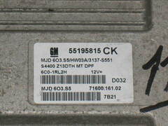 ECU OPEL CORSA 55195815CK MJD 6O3.S5 HW03A 3137-S551