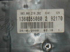 Quadro strumenti contachilometri ducato boxer jumper 360355080