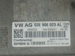 ECU VW VOLKSWAGEN 03E906023AL 03E906023L 5WP4054605 SIMOS9.1