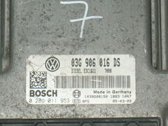 Ecu centralina skoda octavia 2.0 0281011953 03g906016ds