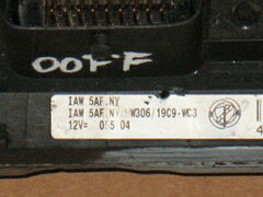ECU LANCIA YPSILON 1.2 55193442 IAW 5AF.NY HW306 HW606