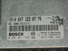 ECU MERCEDES E270 CDI W211 0281011332 A6471530779 EDC16C2 CR3.12