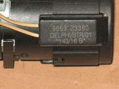Blocchetto accensione citroen peugeot 9663-23380 966323380