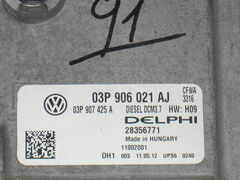 ECU VW POLO 1.2 03P906021AJ 03P907425A 28356771 DCM3.7 HW:H09
