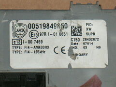 Ecu body computer fiat lancia alfa 00519849850 519849850 blu