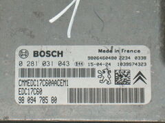 ECU Citroen HDI C4 Cactus 0281031043 9809478580 EDC17C60