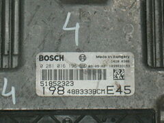 ECU FIAT BRAVO 1.6 MJD 0281016196 51852323 48B333BCM, E45