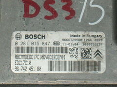 ECU CITROEN PEUGEOT 1.6 HDI 0281015847 9674245180 EDC17C10