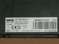BODY COMPUTER FIAT PANDA 1.2 S118578030H 51783783 VDO C472