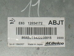 Ecu opel meriva zafiea astra e83 12654172 abjt