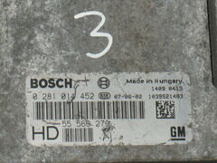 ECU OPEL ZAFIRA B 1.9 CDTI BOSCH 0281014452 55566279 HD