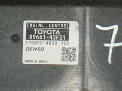 ECU ENTRALINA TOYOTA RAV 4 2.0, 2.2 89661-42F21 175800-4030