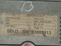 ECU LANCIA DELTA METATRON P410126 55249665 B3009813 SDU3