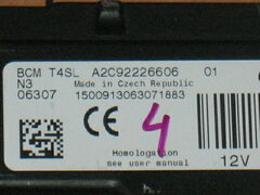 Ecu body computer clio captur bcm t4sl a2c92226606 01 284b11723r