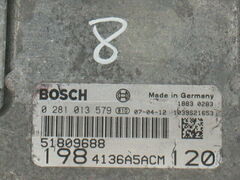 Ecu FIAT BRAVO 1.9 JTD BOSCH 0281013579 51809688 EDC16C39