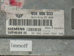 ECU VW POLO 1.2 03E906033 5WP40163 04 5WP40189 05