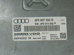 ECU AUDI A6 4F0907552D 4F0910552P 5WP4530406 SIMOS 6.3