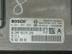 ECU PEUGEOT 207 308 1.4 0261201863 9666235880 9663193780 MEV17.4