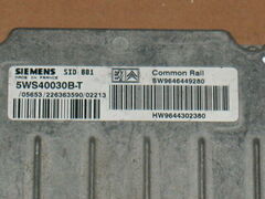 ECU PEUGEOT 307 2.0 5WS40030B-T SID801 SW9646449280 HW9644302380