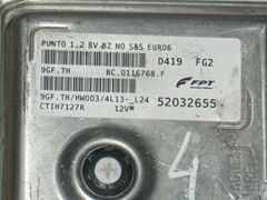 ECU FIAT PUNTO 1.2 MARELLI 52032655 9GF.TH HW003 4L13
