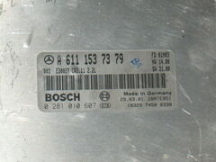 ECU MERCEDES C220 2.2 CDI 0281010607 A6111537379 CR2.11