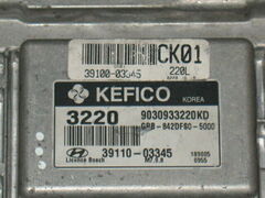 ECU HYUNDAI I20 1.2 39100-03345 9030933220KD CK01 3220