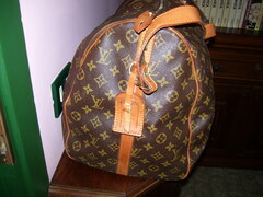Borsone  L. V.  Keepall 60 monogram Vintage anni 70