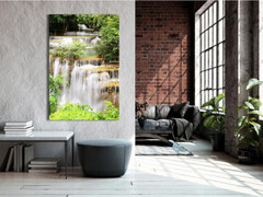 Quadro Cascate Paradisiache Cm. 60x90 E 80x120 ARREDALACASA