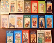 Carte esoteriche   n° 93  mazzi  vintage ,mai usati,  alcuni  mazzi sigillati