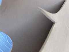 Gomma liscia nocciola per calzature