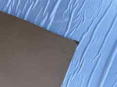 Gomma liscia nocciola per calzature