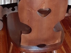 sedie tirolesi e credenze tirolesi + soggiorno nuovi di fabbrica