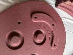 Tacchi scarpe in gomma bordò