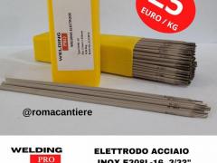 Elettrodi acciaio inox 308 Welding Pro 3/32" (1Kg)