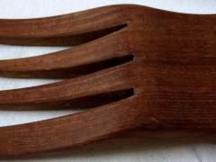 Posate in legno massello per insalate ecc.