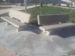 Panchine in cemento