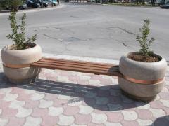 Panchine in cemento