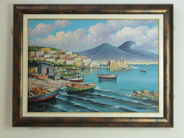 Quadro Costiera Amalfitana Napoli paesaggio - 1