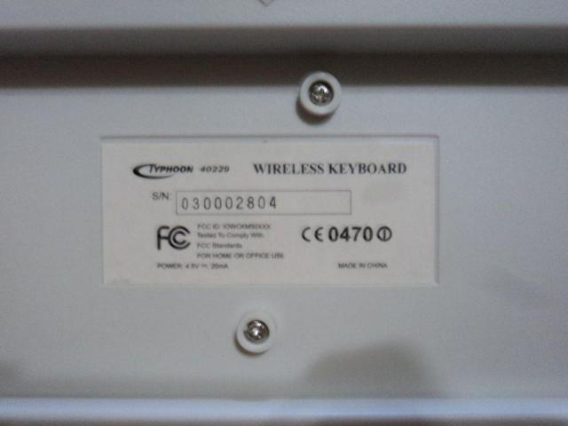 Typhoon 40229 intelligent wireless keyboard and mouse - 10/10