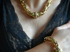 Parure collana e bracciale Chimento