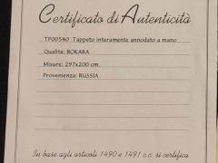 Tappeto Bokara originale mt 2X3.