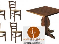 Set Verona Tavoli e Sedie Arredamento Bar Ristorante Pizzerie Pub Cd0013