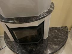 Caminetto a legna compreso di marmo