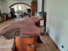 Tavoli in sequoia californiana